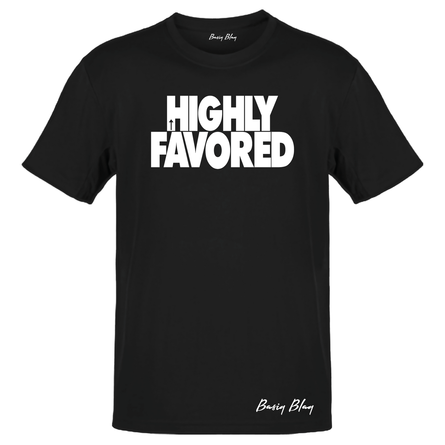 HIGHLY FAVORED BLACK UNISEX TEE