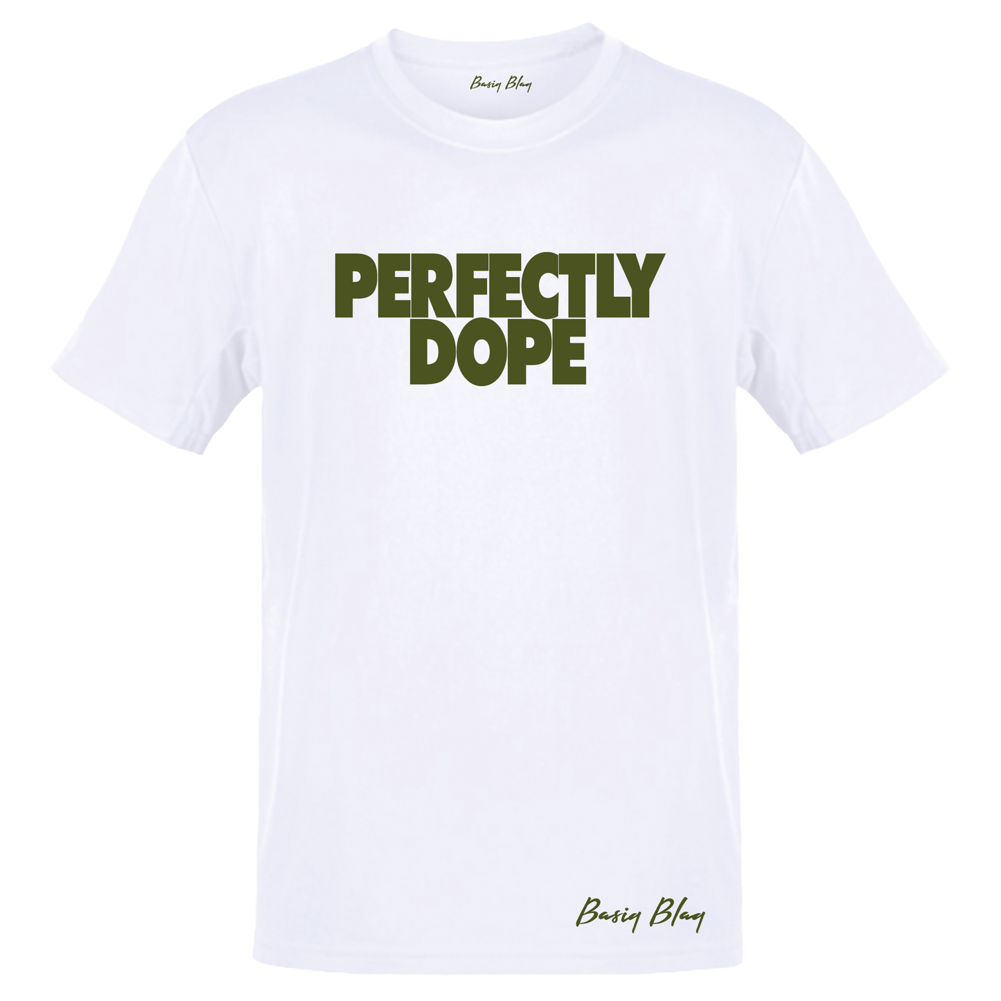 PERFECTLY DOPE UNISEX WHITE TEE