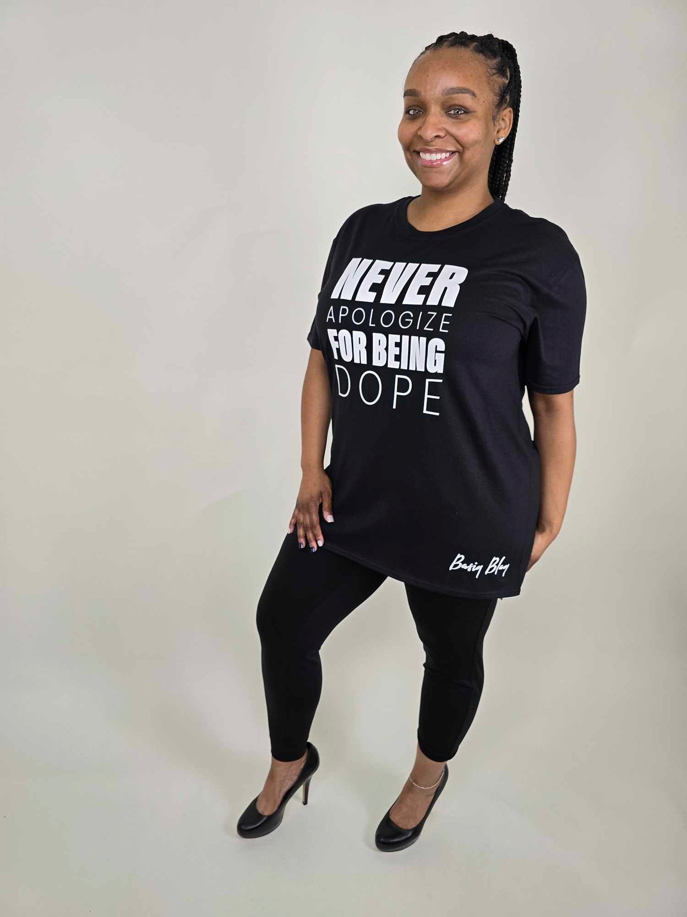 NEVER APOLOGIZE FOR BEING DOPE UNISEX TEE