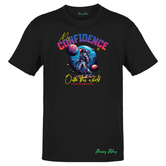 MY CONFIDENCE IS OUTTA THIS WORLD UNISEX TEE