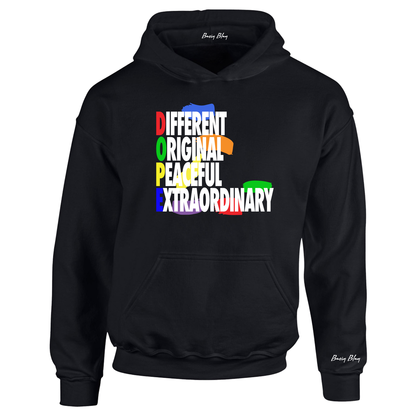 DOPE 4 LETTERS UNISEX HOODIE