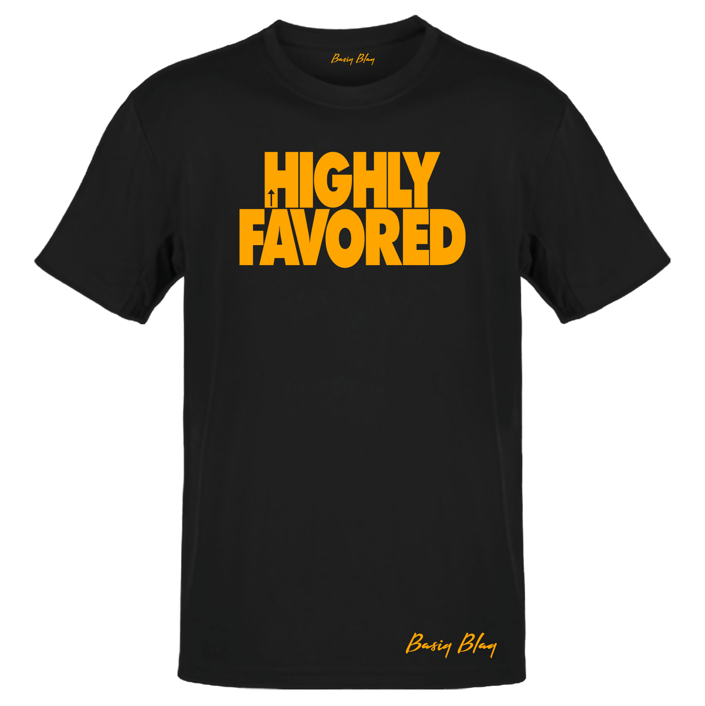 HIGHLY FAVORED BLACK UNISEX TEE