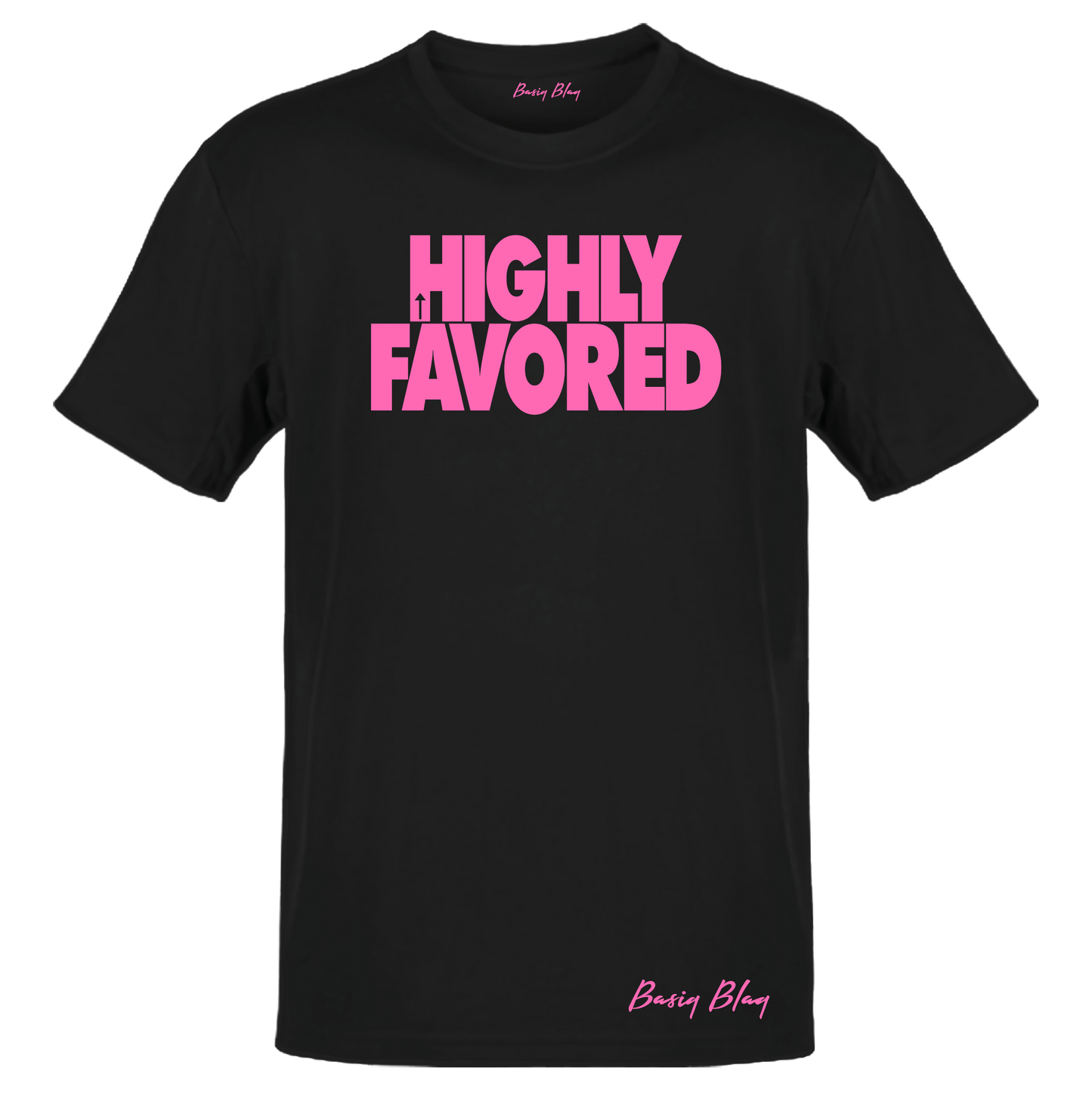 HIGHLY FAVORED BLACK UNISEX TEE