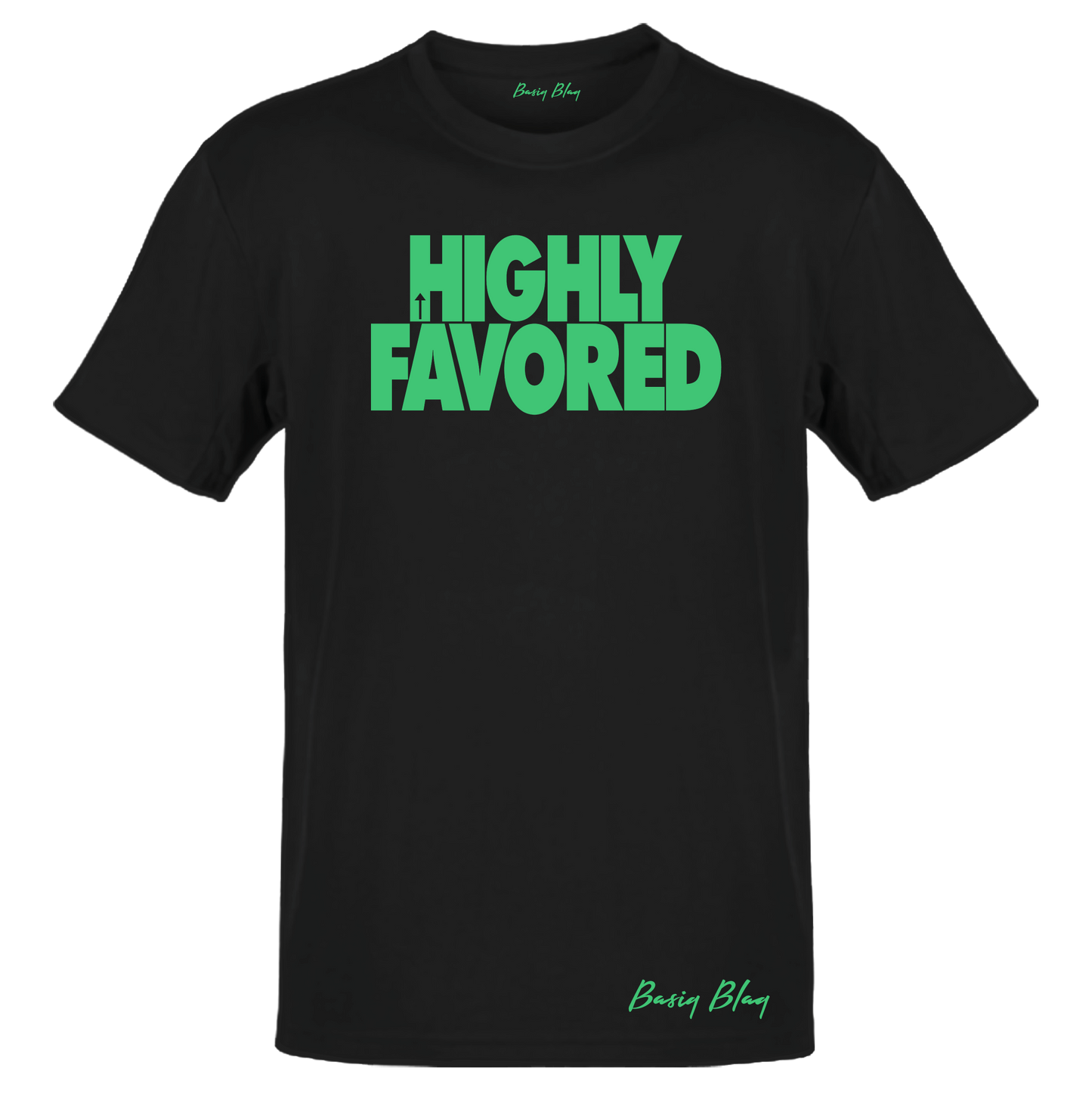 HIGHLY FAVORED BLACK UNISEX TEE