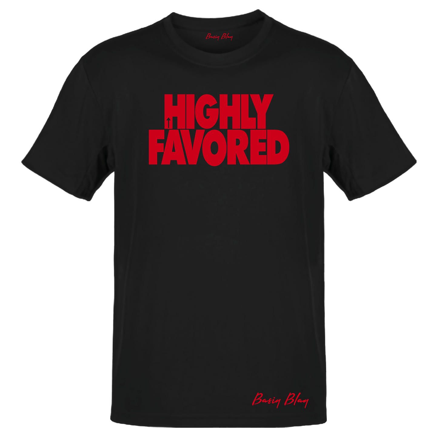HIGHLY FAVORED BLACK UNISEX TEE