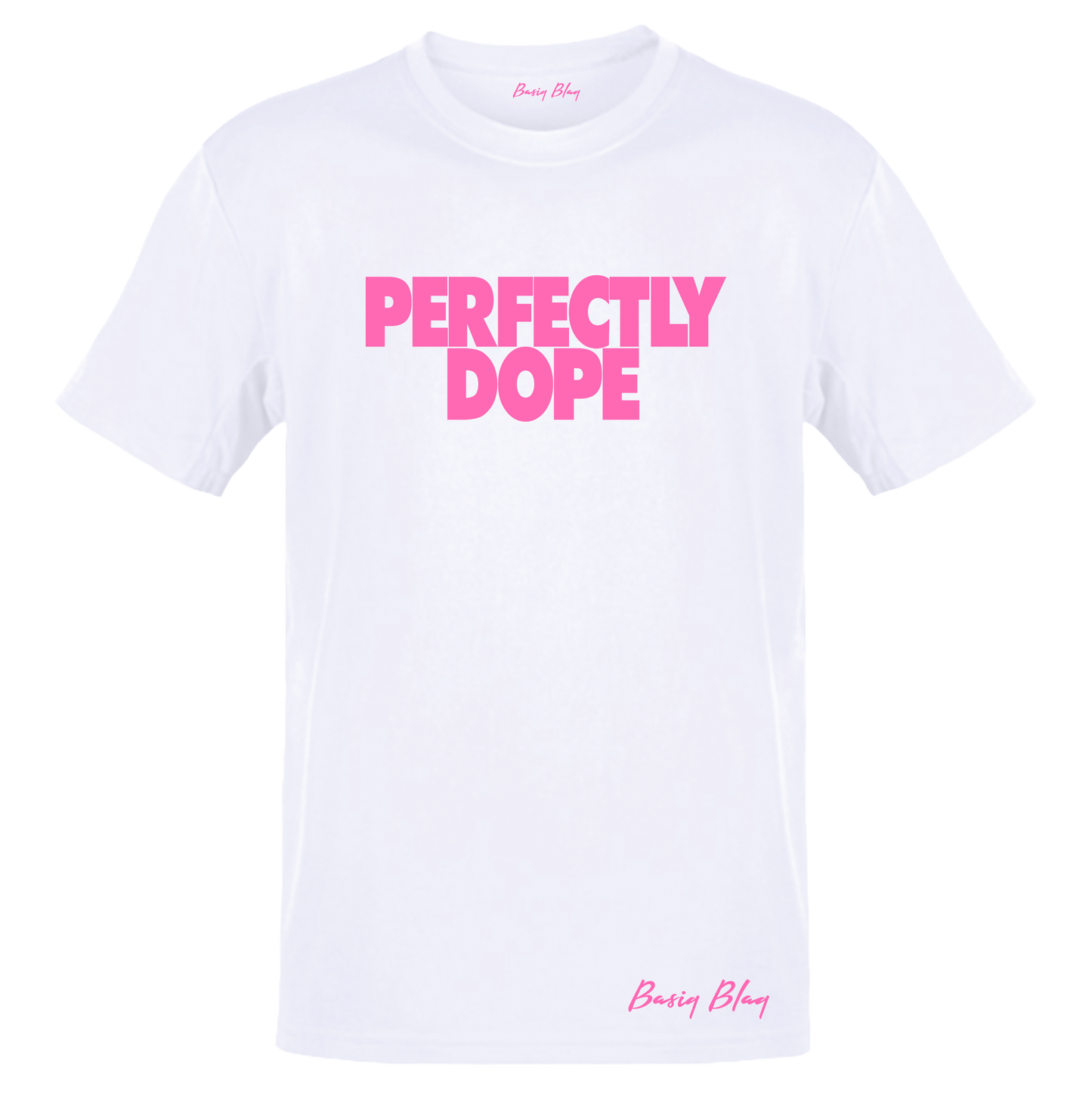 PERFECTLY DOPE UNISEX WHITE TEE