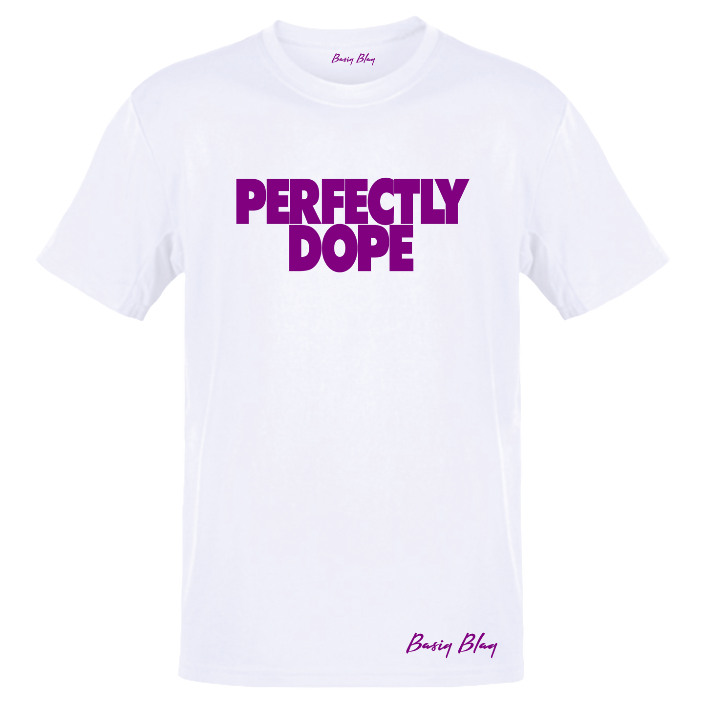 PERFECTLY DOPE UNISEX WHITE TEE