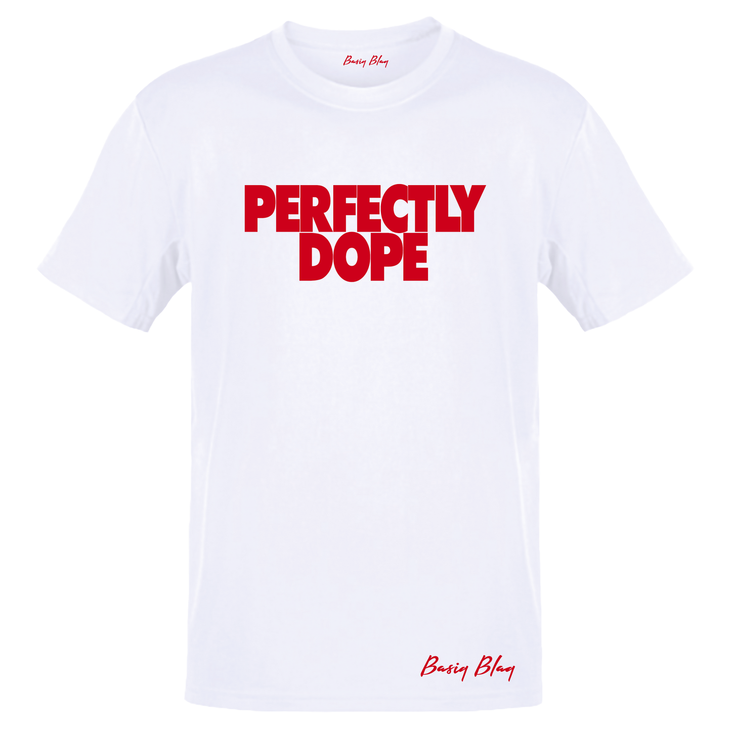 PERFECTLY DOPE UNISEX WHITE TEE