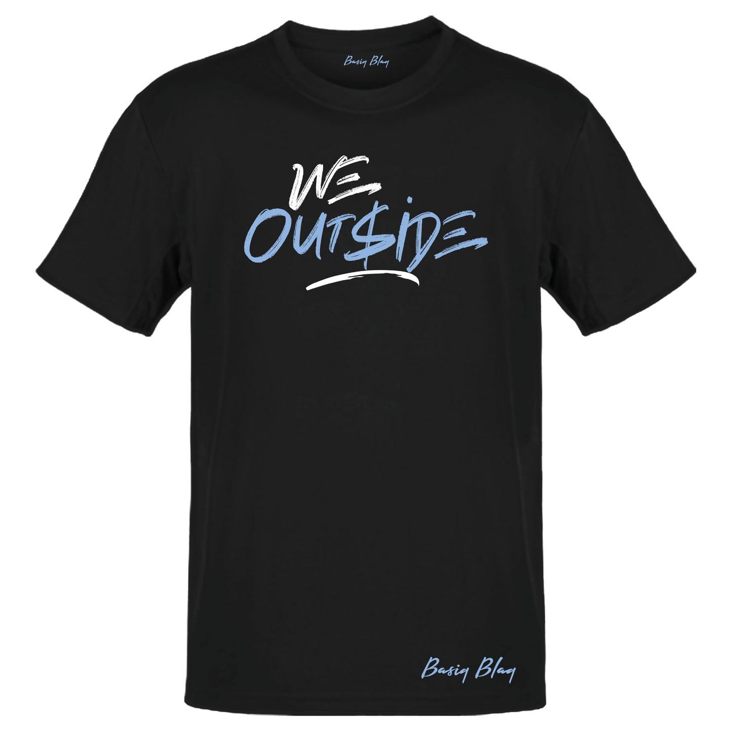 WE OUTSIDE UNISEX BLACK TEE