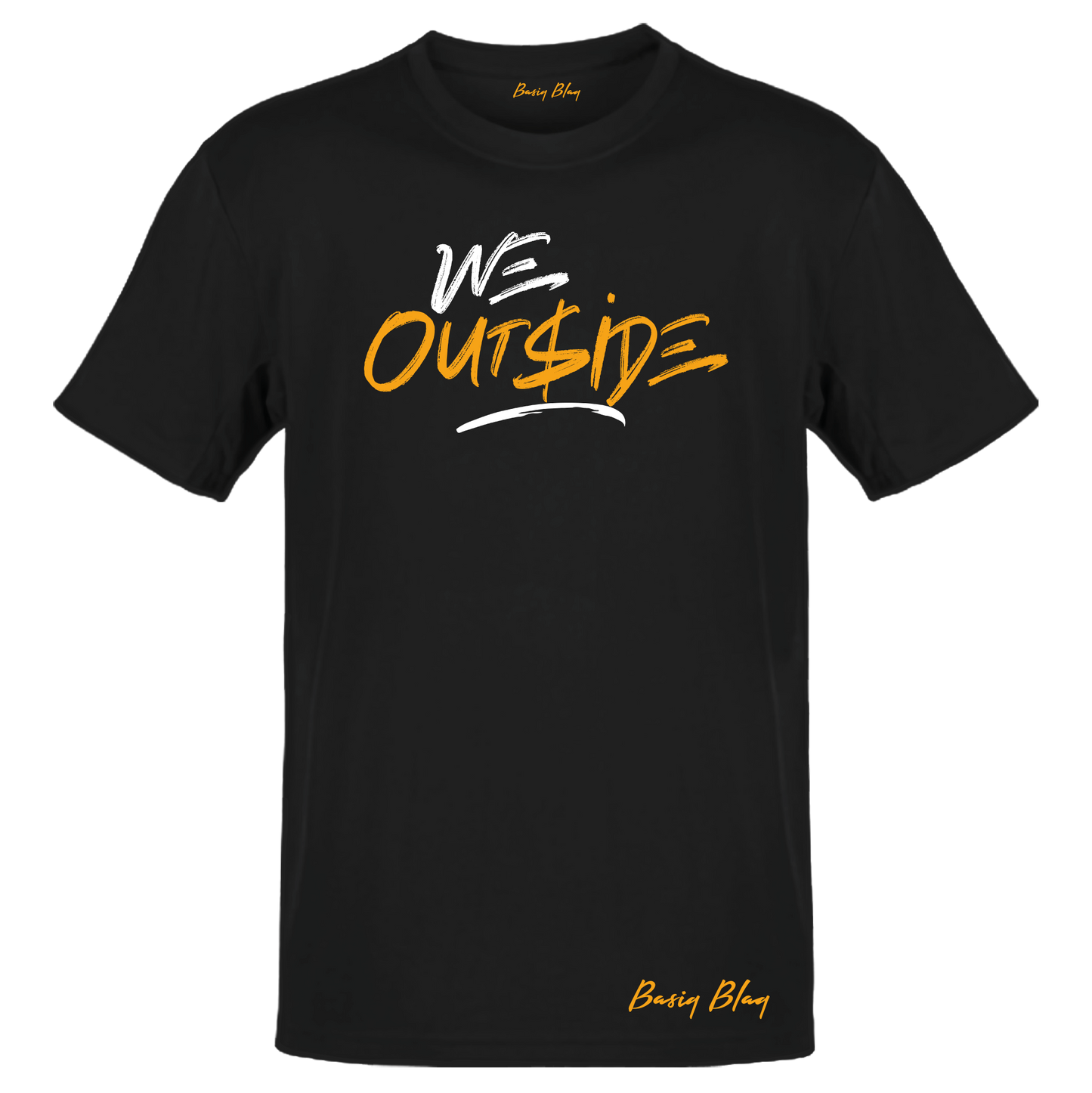 WE OUTSIDE UNISEX BLACK TEE