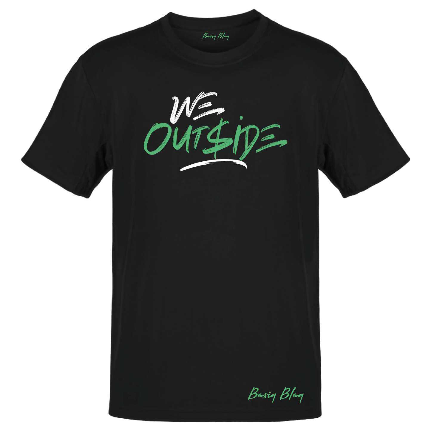 WE OUTSIDE UNISEX BLACK TEE