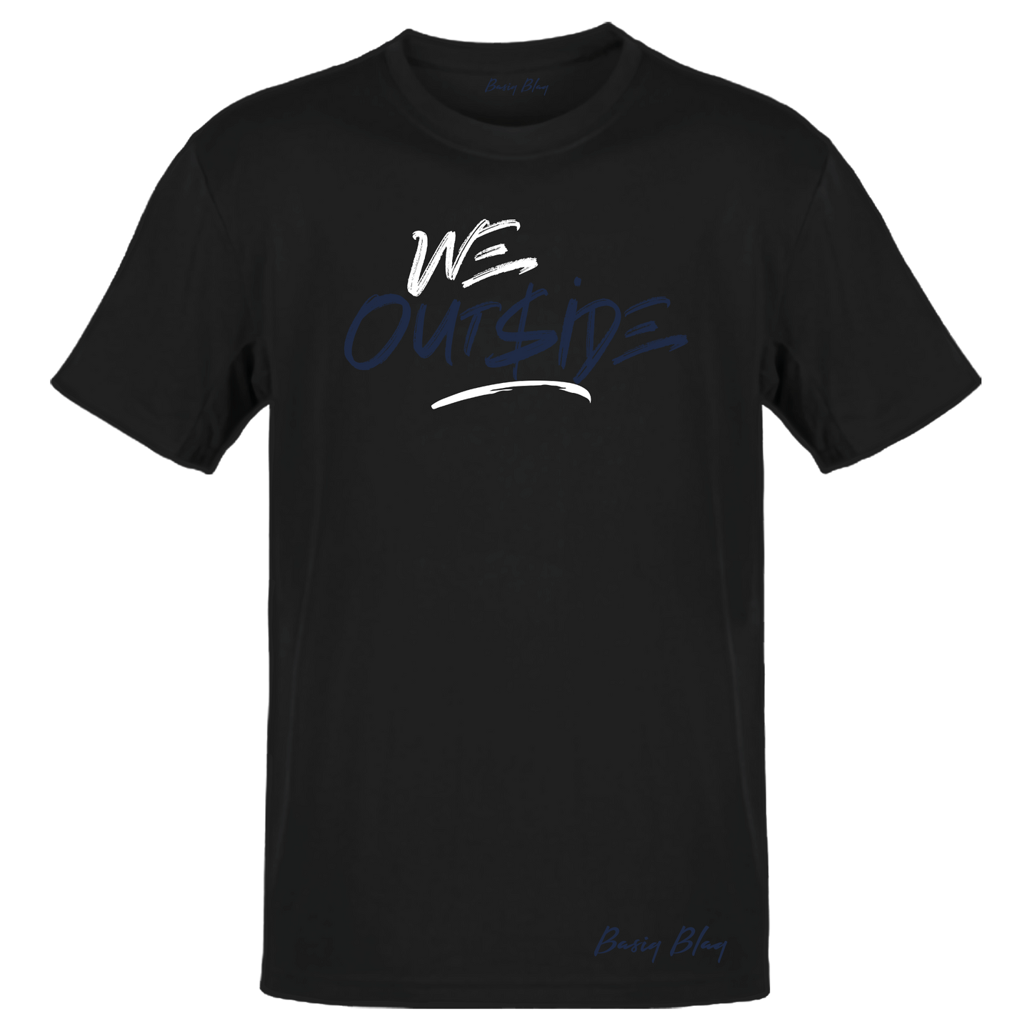 WE OUTSIDE UNISEX BLACK TEE