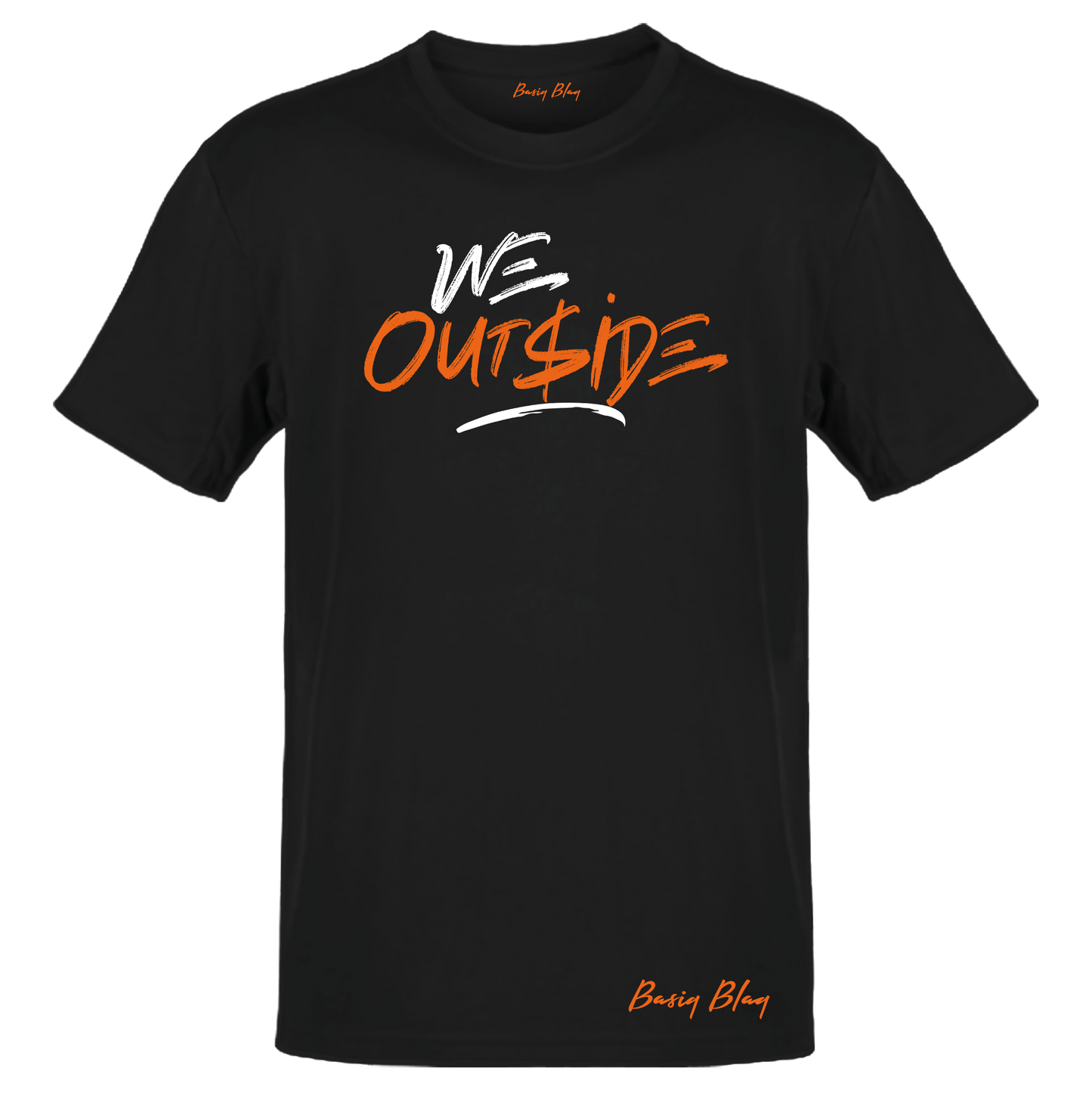 WE OUTSIDE UNISEX BLACK TEE
