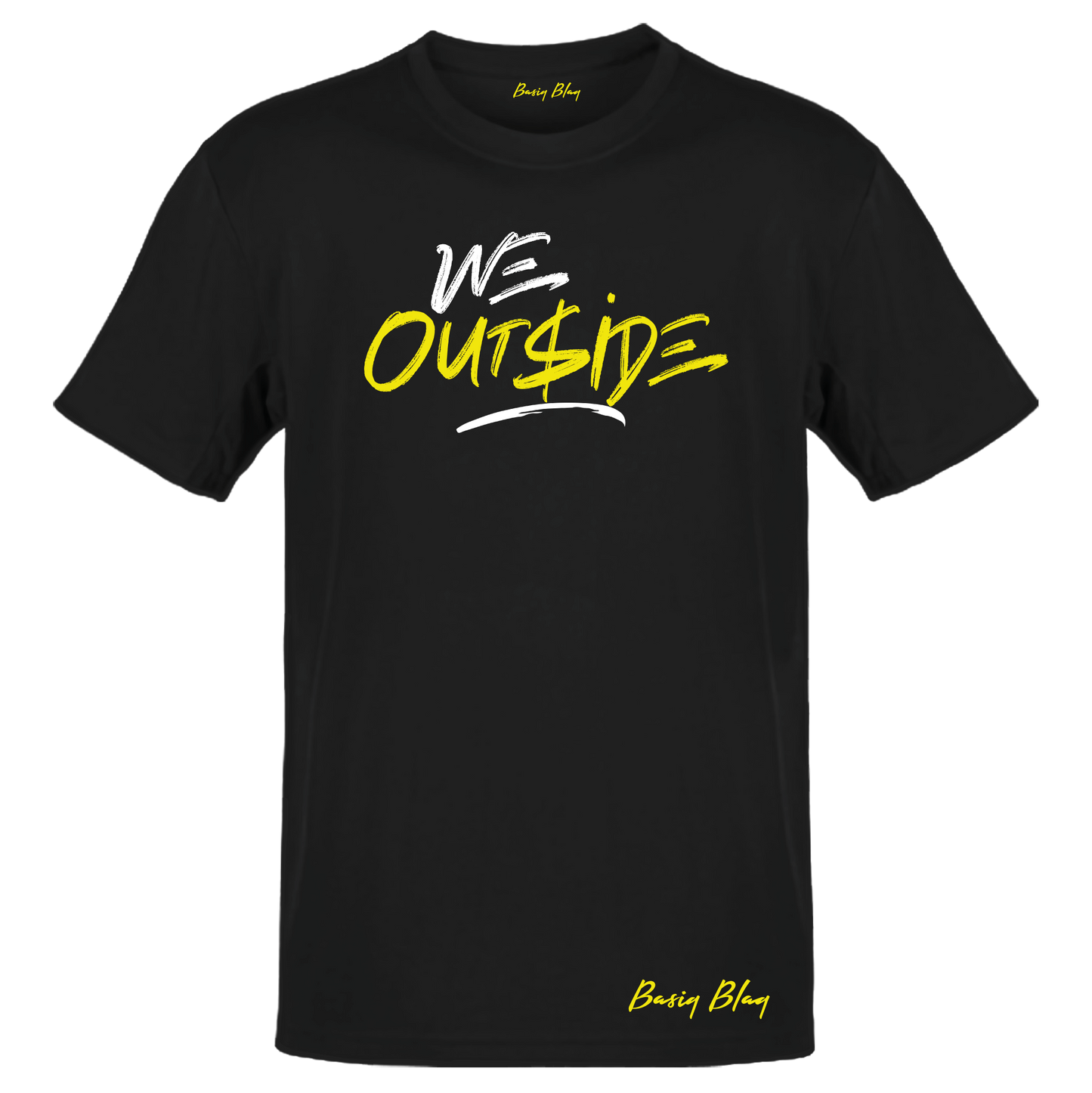 WE OUTSIDE UNISEX BLACK TEE