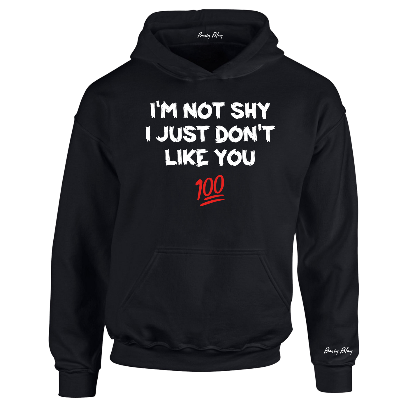 I'M NOT SHY I JUST DON'T LIKE YOU UNISEX HOODIE